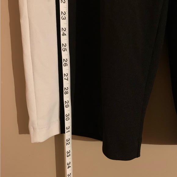 Boom Boom Jeans Black and White Ankle/Cropped Pants - Picture 4 of 5